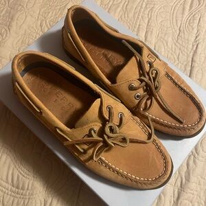 Sperry Men's Brown Leather Boat Shoes